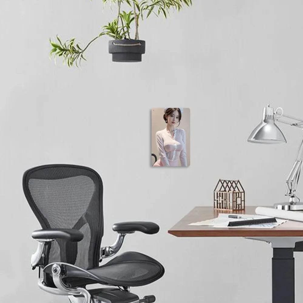 Decorative nurse wall sign by Corporación Turística, 8x12 inches, featuring a professional nurse design for wall decor.