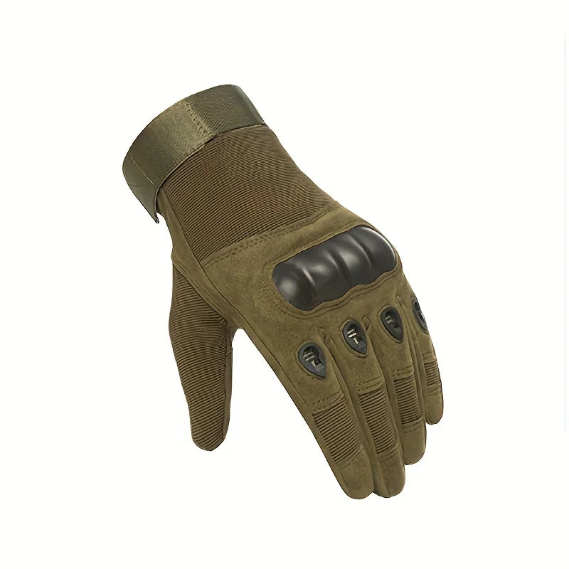 Guantes militares tácticos, tiro con pistola de aire de bala de Color, guantes antideslizantes de combate para soldado, guantes para todos los dedos, ropa para hombre