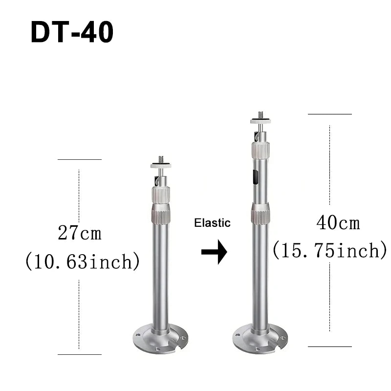 Trípode Metálico Proyector 20/40/60cm - Soporte Universal 1/4" DITONG