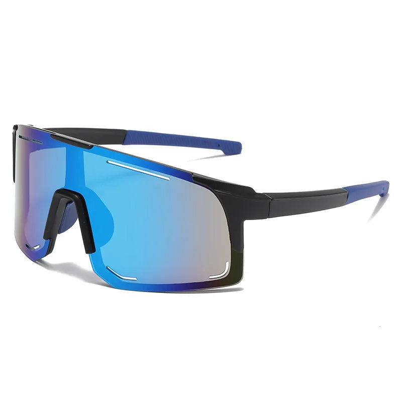 Gafas deportivas envolventes antiluz para mujeres y hombres, gafas grandes de sol de una pieza para ciclismo, pesca, esquí, UV400