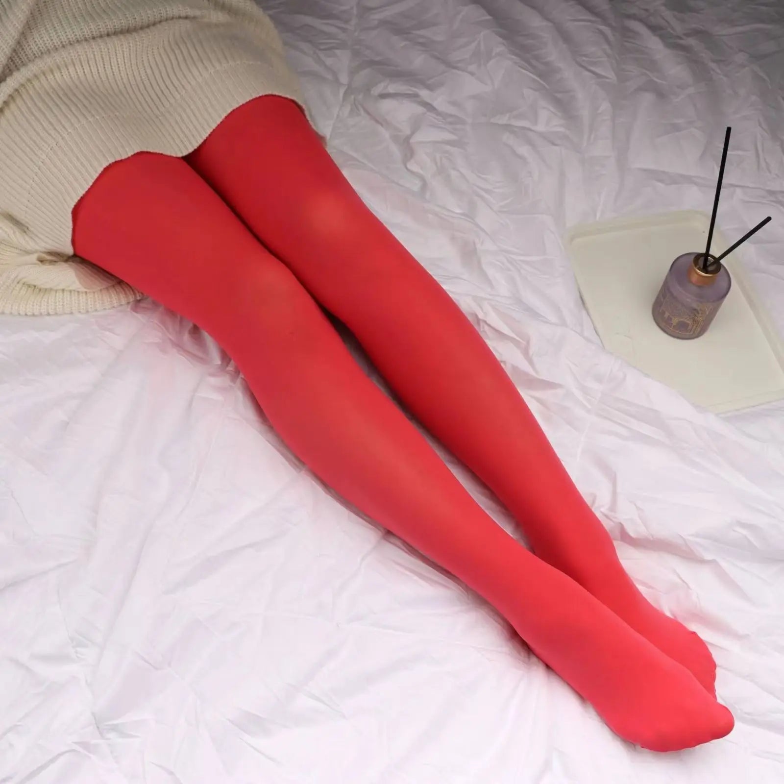 Medias Caramelo Talla Grande Mujer - Alta Elasticidad Sexy