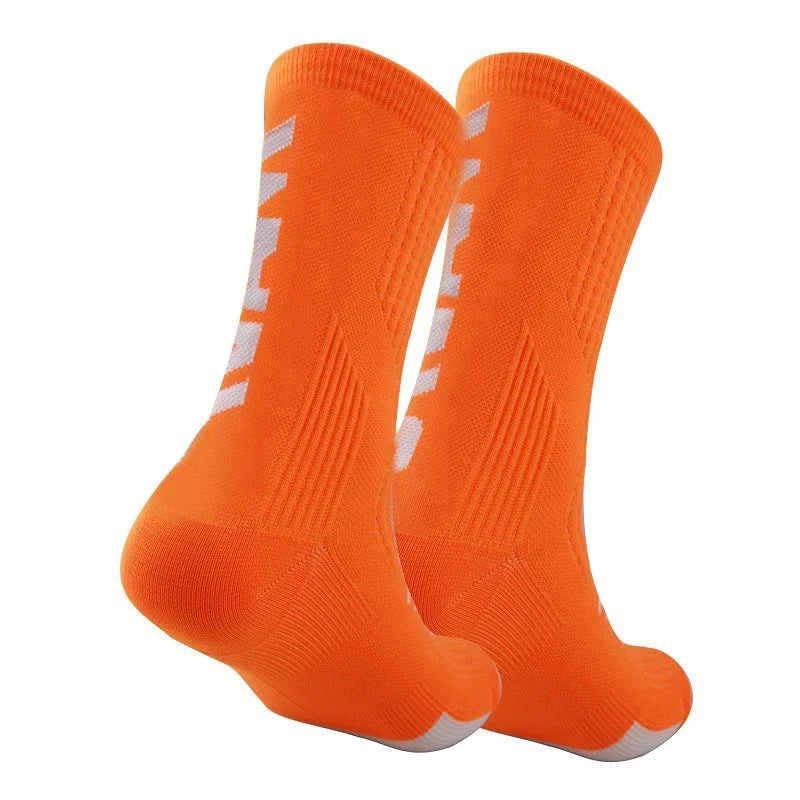 Calcetines deportivos de compresión unisex, 1 par, transpirables y que absorben la humedad, para ciclismo, senderismo, correr, baloncesto