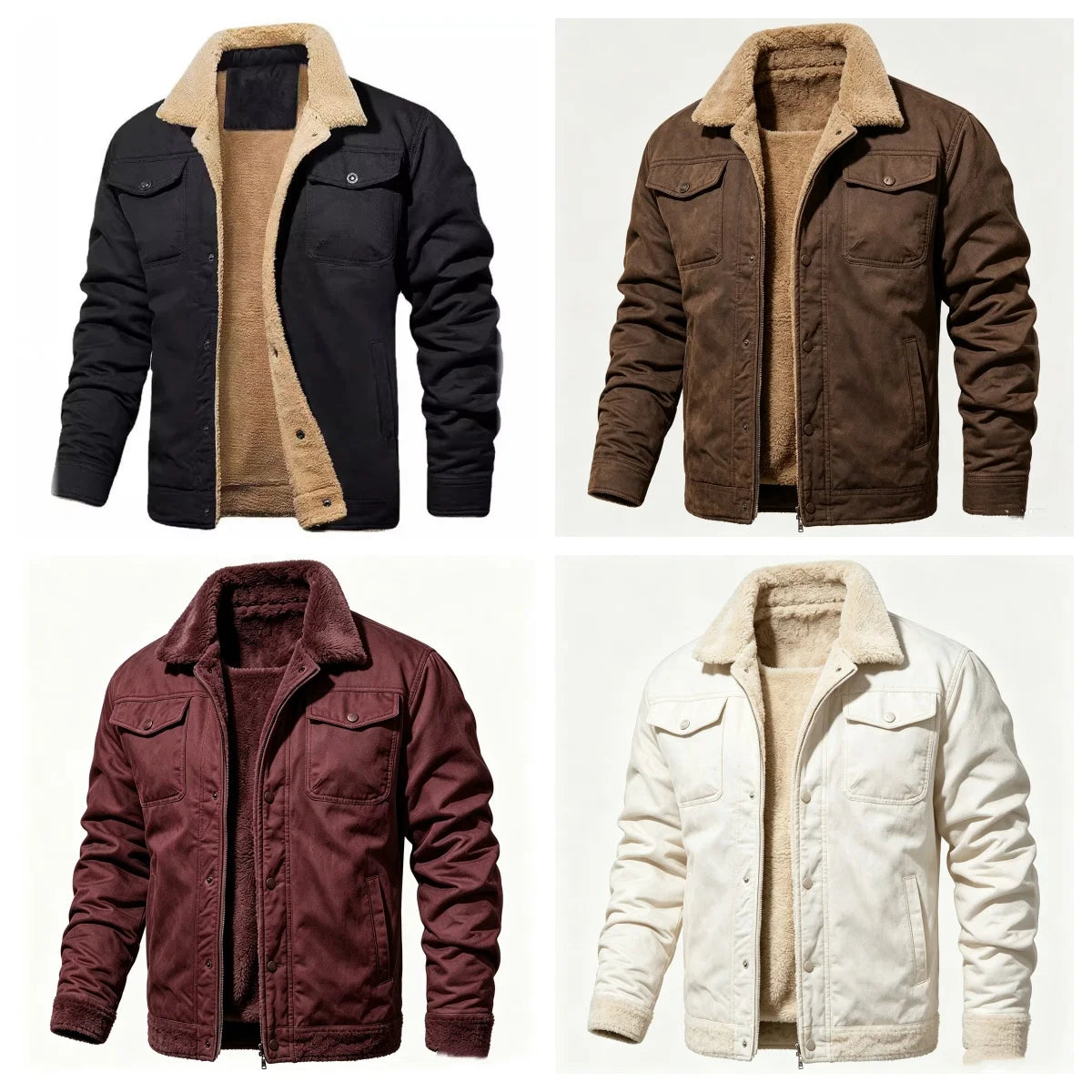 Vintage men's winter bomber jacket from Corporación Turística featuring a stylish, warm outer layer with a modern design.
