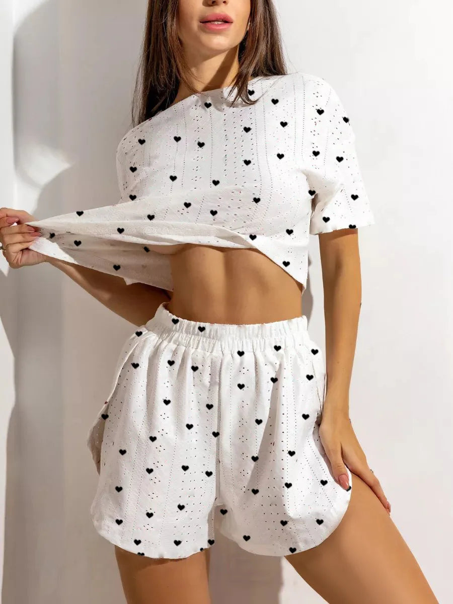 Women's pajama set by Corporación Turística featuring comfortable sleepwear with a cozy, relaxed fit and soft fabric.