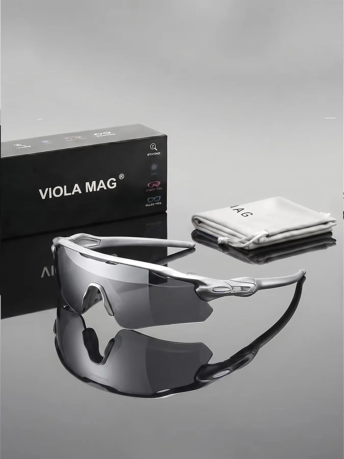 Gafas de Sol VIOLA MAG Media Montura Color Unisex Antideslizantes
