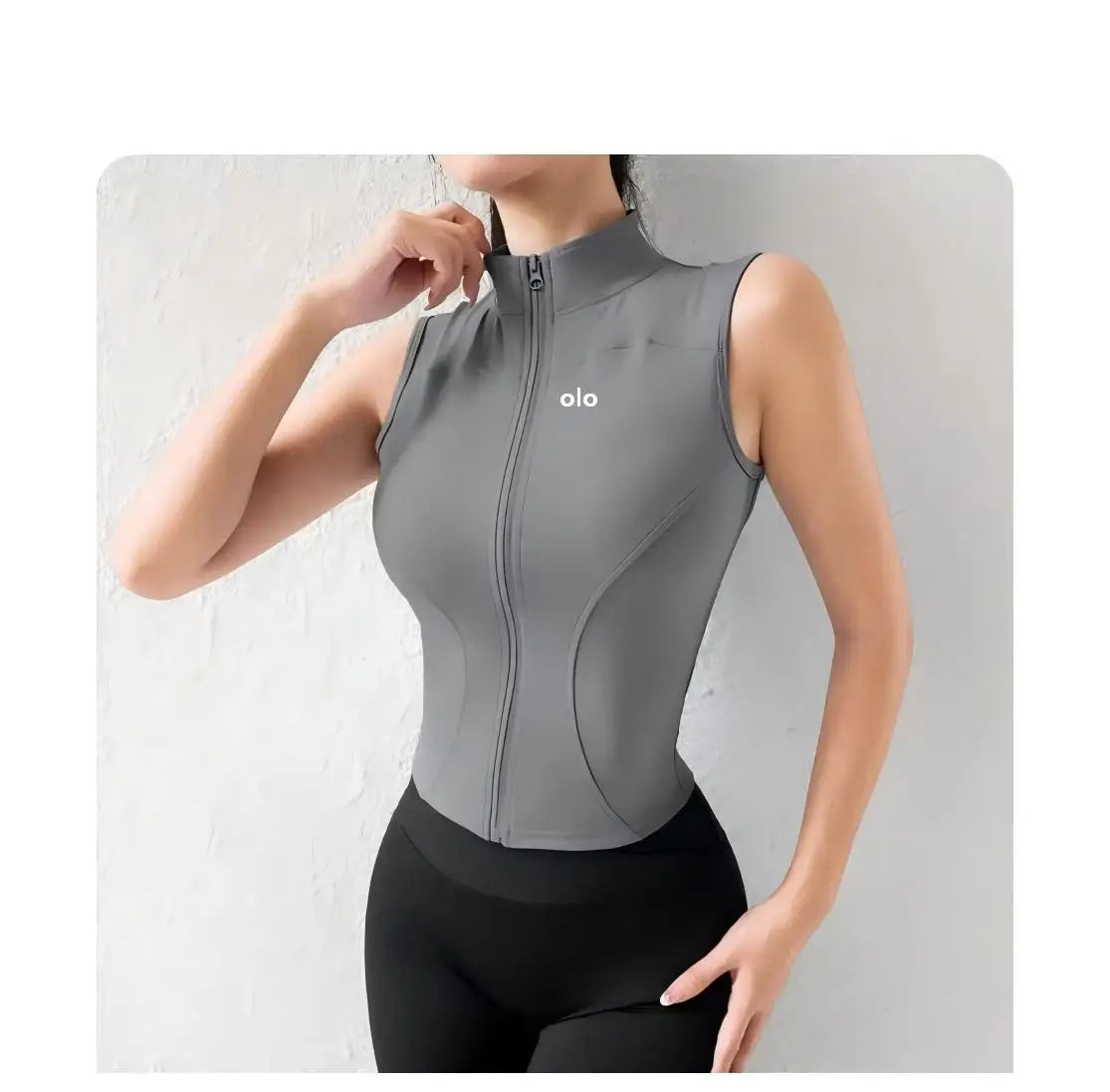 Top Yoga Mujer Sin Mangas Transpirable | Fitness y Deportes | Secado Rápido