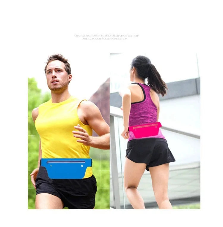 Riñonera Deportiva Elástica Impermeable | Bolsa Teléfono Correr