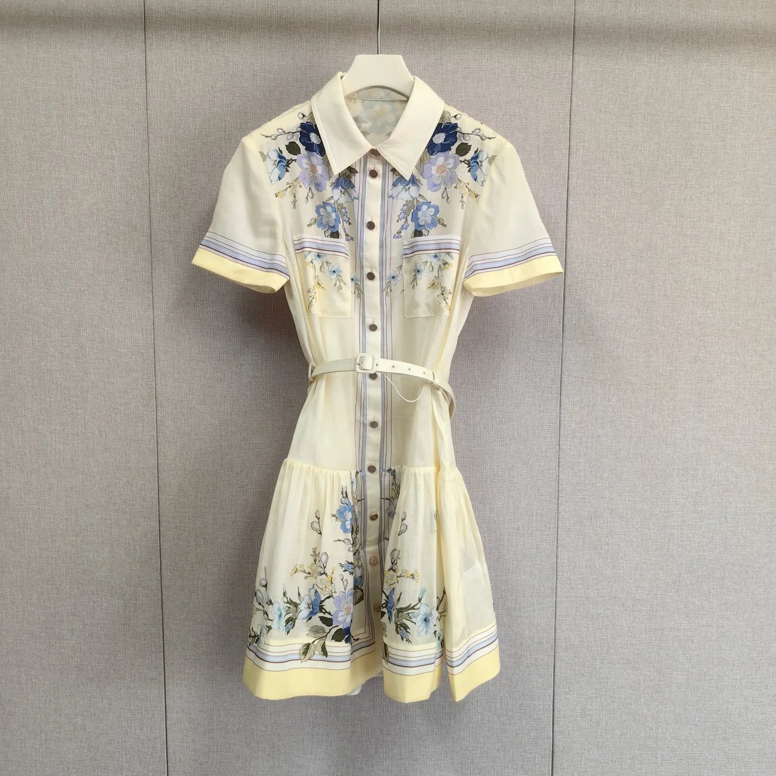 Vestido Veraniego Floral con Cinturón Mujer | Estilo Casual