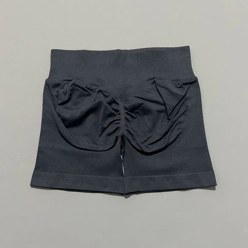 Shorts Deportivos HISTELLO 4.5" Mujer Push-Up Sin Costuras