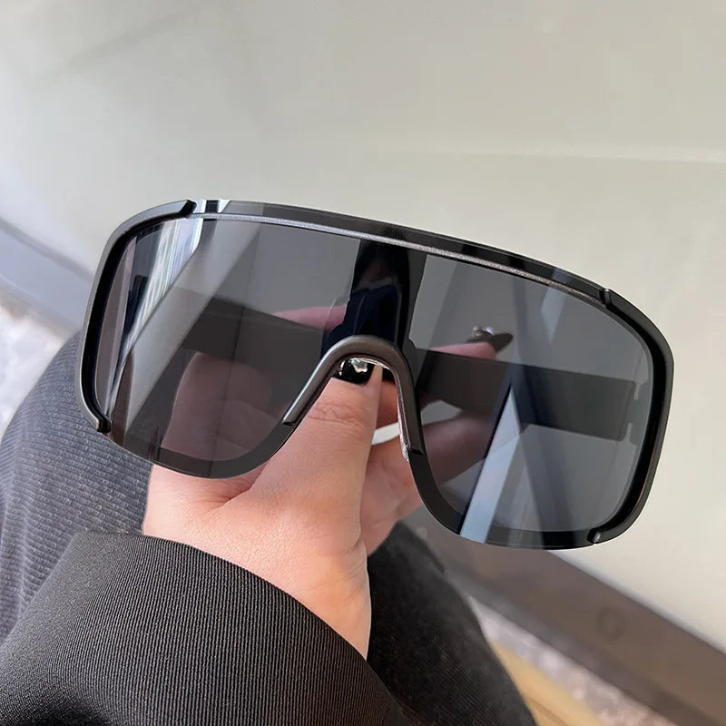 Nuevas gafas de sol de ciclismo estilo Y2K, gafas a prueba de viento para hombres y mujeres, lentes reflectantes Retro, gafas deportivas para montar en carretera