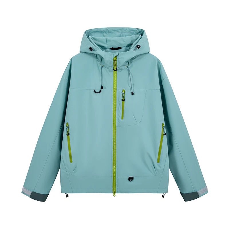 Chaqueta de senderismo Unisex, cortavientos impermeable de otoño, abrigos con capucha para exteriores, chaqueta nueva para mujer, abrigos de pesca para acampar y escalar