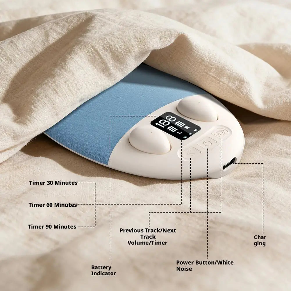 Mini Altavoz Bluetooth para Dormir con Ruido Blanco y Temporizador