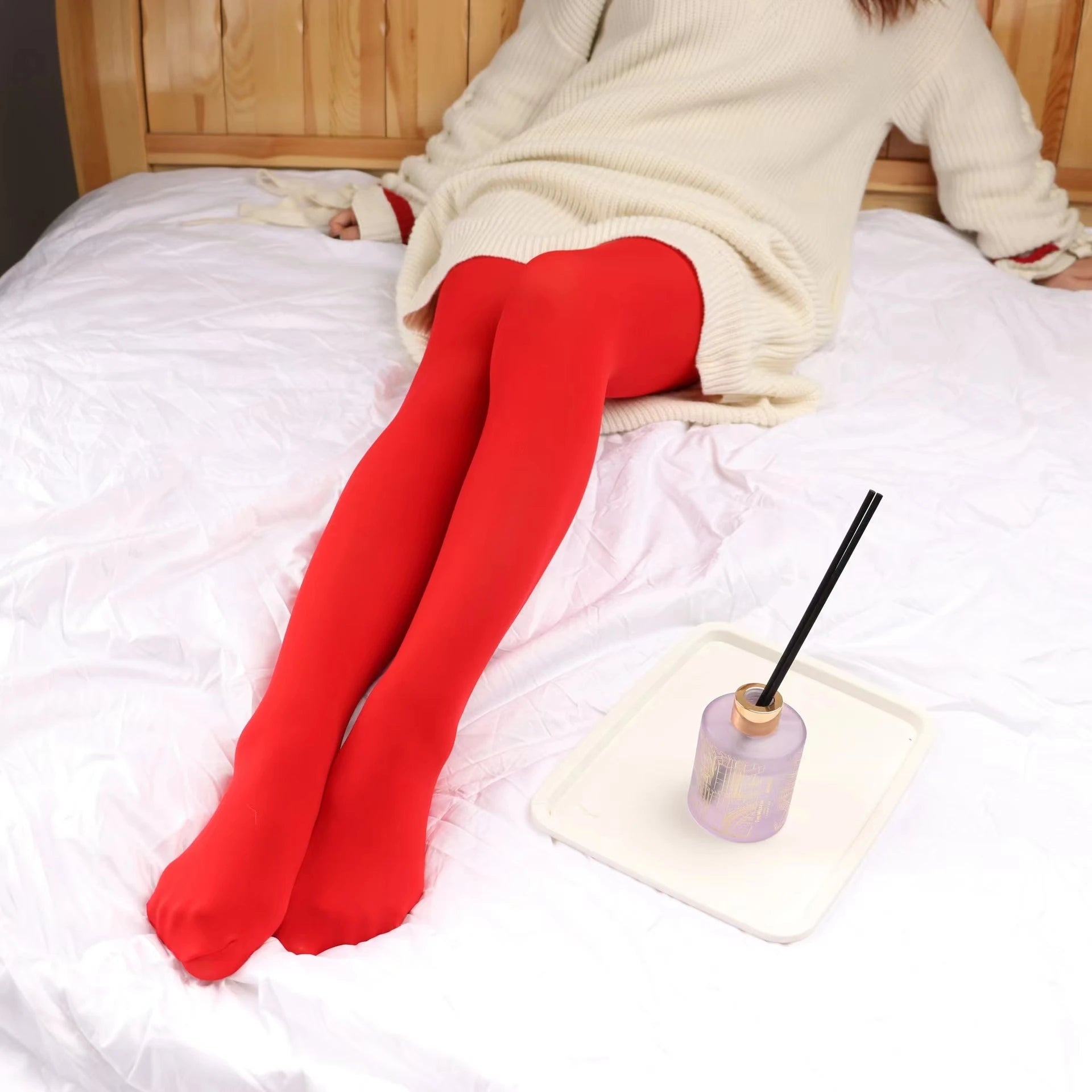 Medias Caramelo Talla Grande Mujer - Alta Elasticidad Sexy