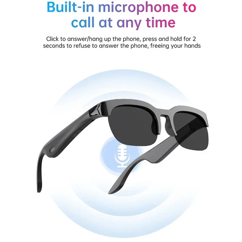 Lentes Inteligentes Lenovo 2026 IA Traducción Bluetooth Música y Sol
