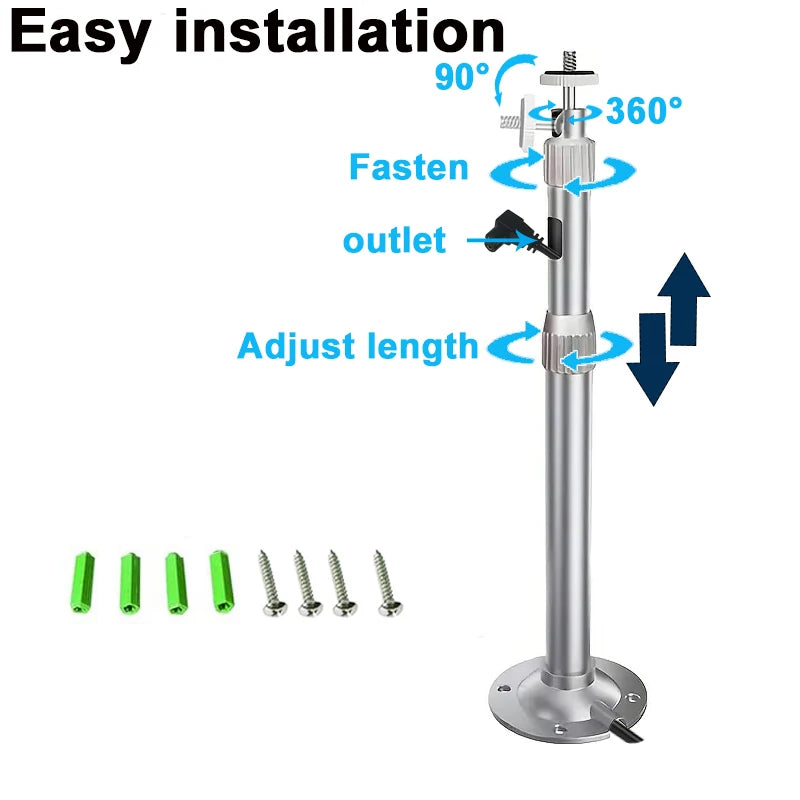 Trípode Metálico Proyector 20/40/60cm - Soporte Universal 1/4" DITONG