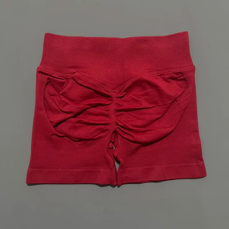 Shorts Deportivos HISTELLO 4.5" Mujer Push-Up Sin Costuras