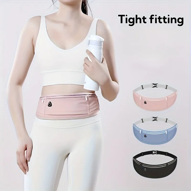 1 riñonera deportiva para correr, bolsa para teléfono móvil para hombres y mujeres, ideal para el gimnasio y actividades deportivas. Bolsa de cintura