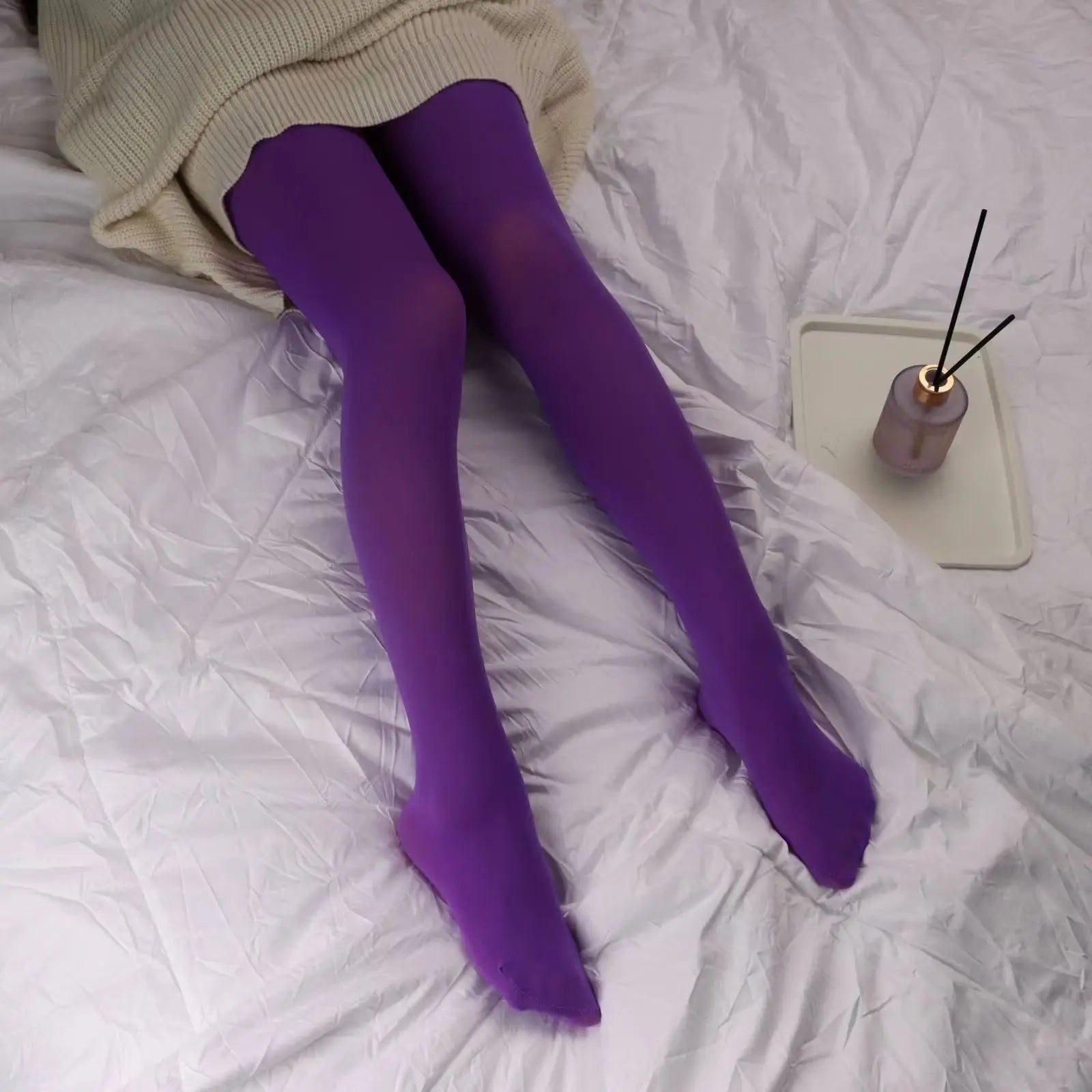 Medias Caramelo Talla Grande Mujer - Alta Elasticidad Sexy