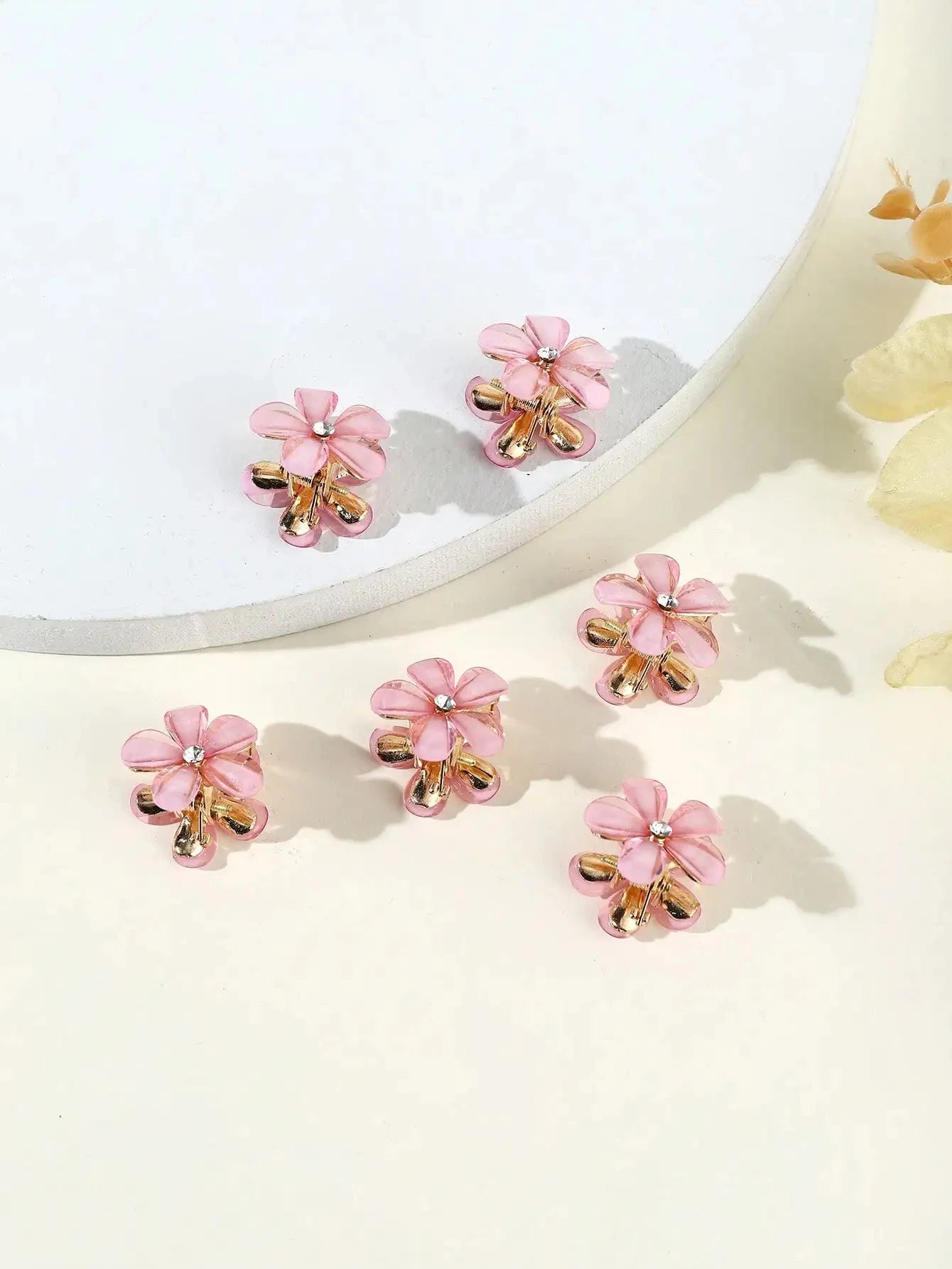 6/12 Uds Pinzas Pequeñas Dibujo Animado | Accesorios Niñas Flor