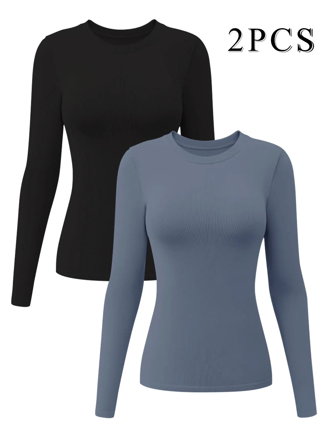 CZGUKE Camiseta Deportiva Manga Larga Mujer Transpirable Fitness