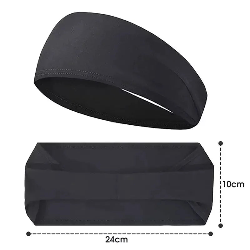 1 unidad de diadema deportiva elástica absorbente de sudor para correr, fitness, ciclismo, tenis, yoga, gimnasio, para hombre y mujer