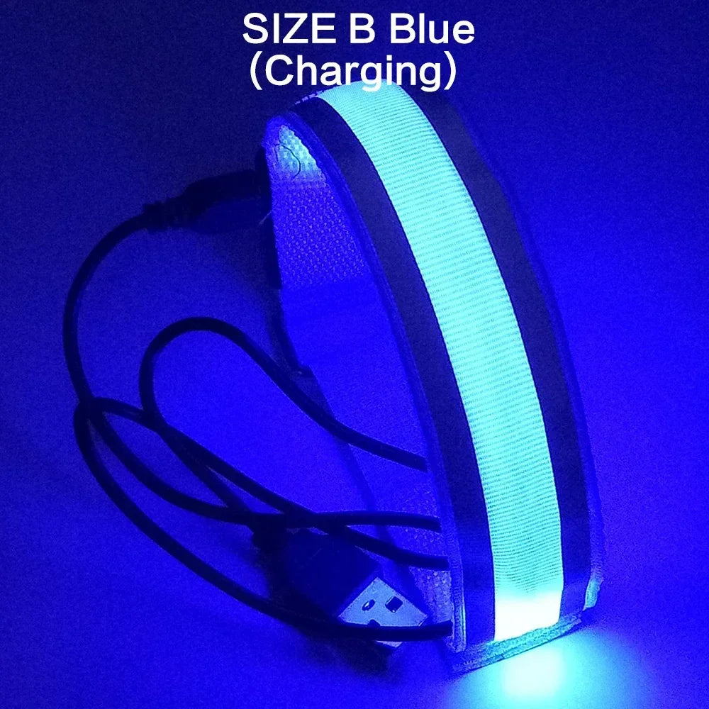 Brazalete LED para Correr de Noche: Seguridad USB Recargable