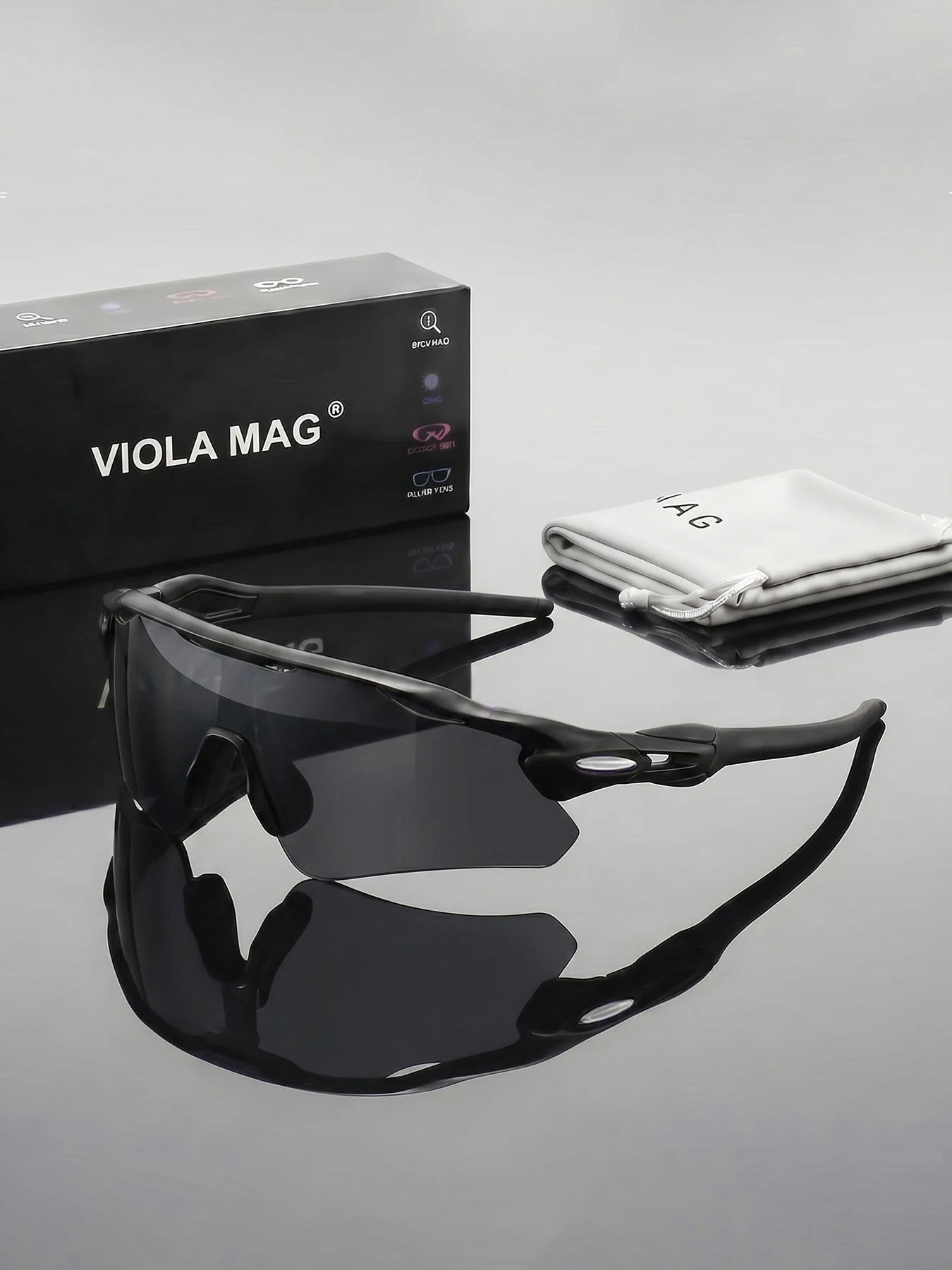 Gafas de Sol VIOLA MAG Media Montura Color Unisex Antideslizantes