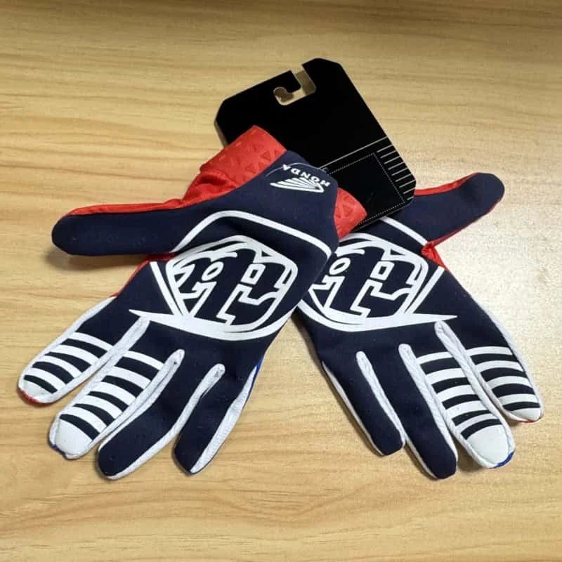 Guantes Moto Honda Todoterreno Dedo Completo Transpirables