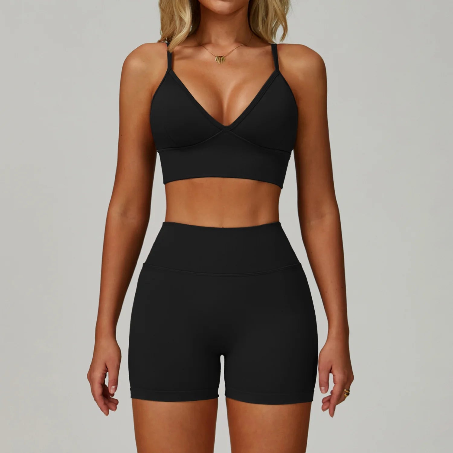 Conjunto Yoga Mujer MIketI Sin Costuras - Transpirable y Elástico