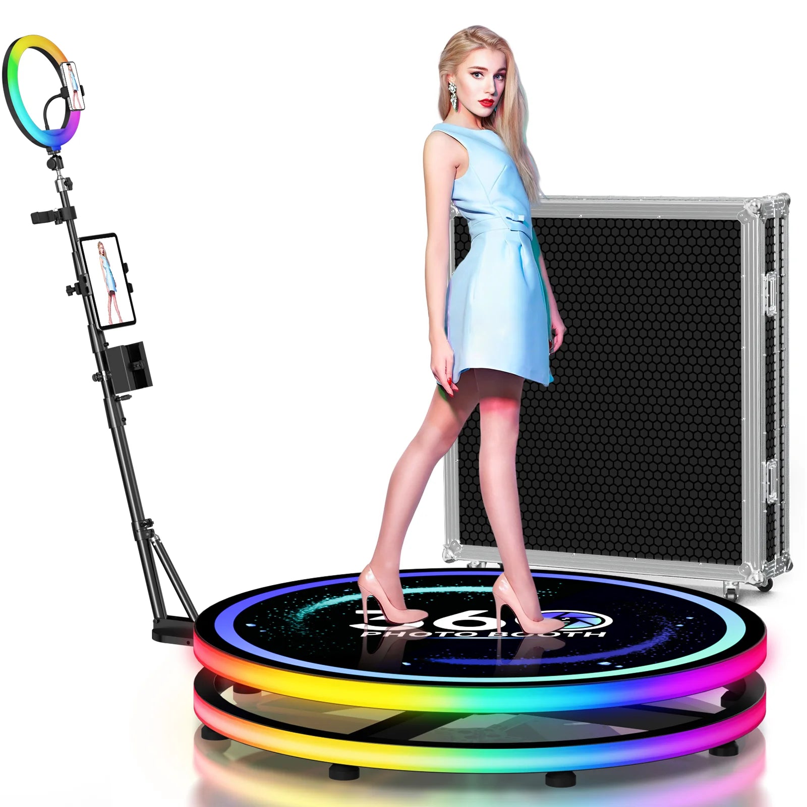 Plataforma 360° Automática con App | Neson Fotomatón para Eventos
