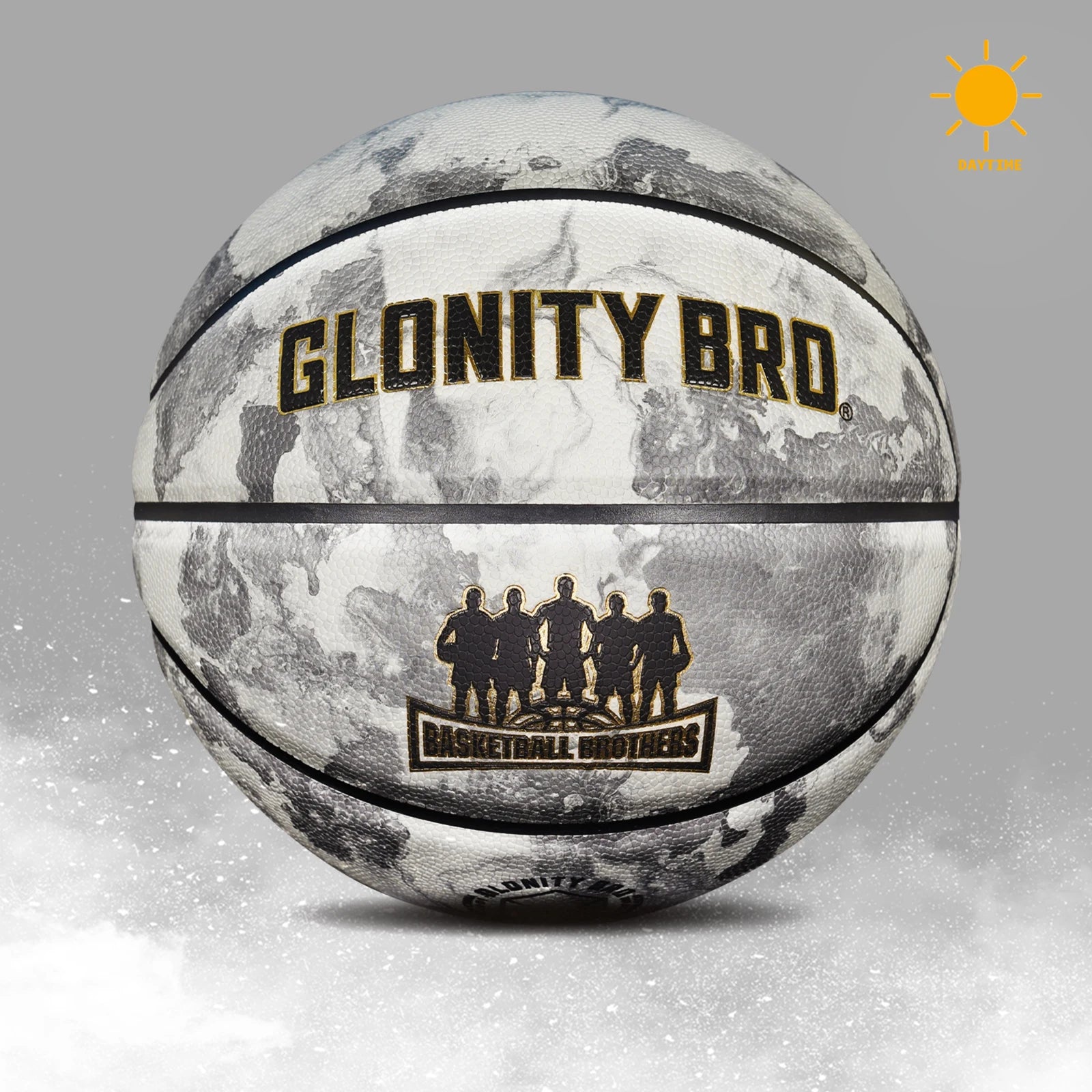 Balón de Baloncesto Luminoso para Adultos y Jóvenes, Tamaño Oficial 5/6/7, Antideslizante, para Uso en Interiores y Exteriores, Duradero, Color Verde
