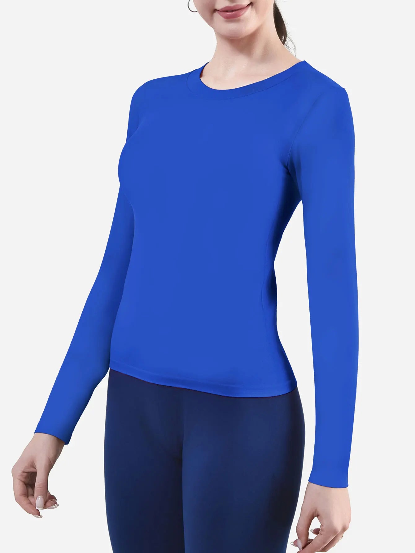 CZGUKE Camiseta deportiva de manga larga para mujer, camiseta de Yoga, deportes suaves, Fitness, Top deportivo transpirable para correr en las cuatro estaciones, Top adelgazante