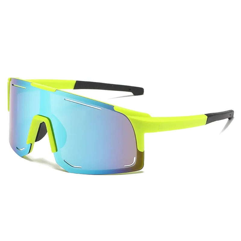 Gafas deportivas envolventes antiluz para mujeres y hombres, gafas grandes de sol de una pieza para ciclismo, pesca, esquí, UV400