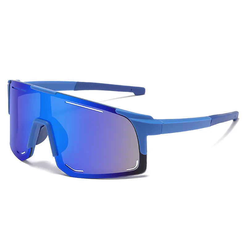 Gafas deportivas envolventes antiluz para mujeres y hombres, gafas grandes de sol de una pieza para ciclismo, pesca, esquí, UV400