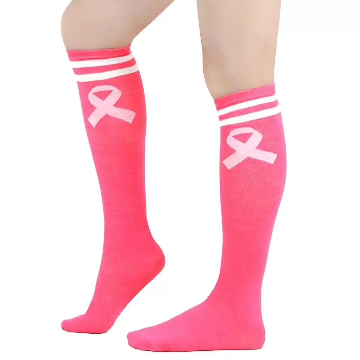 Calcetines Rayados Mujer Rodilla Moda JK Academy Deportivos