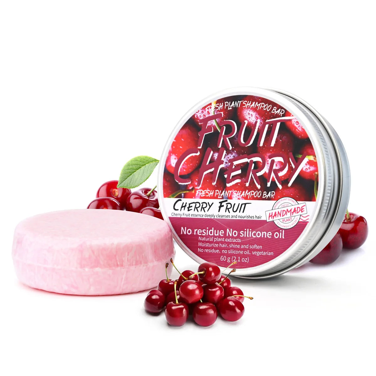 Champú Sólido Frutas y Cerezas Westtree - Control Caspa y Grasa