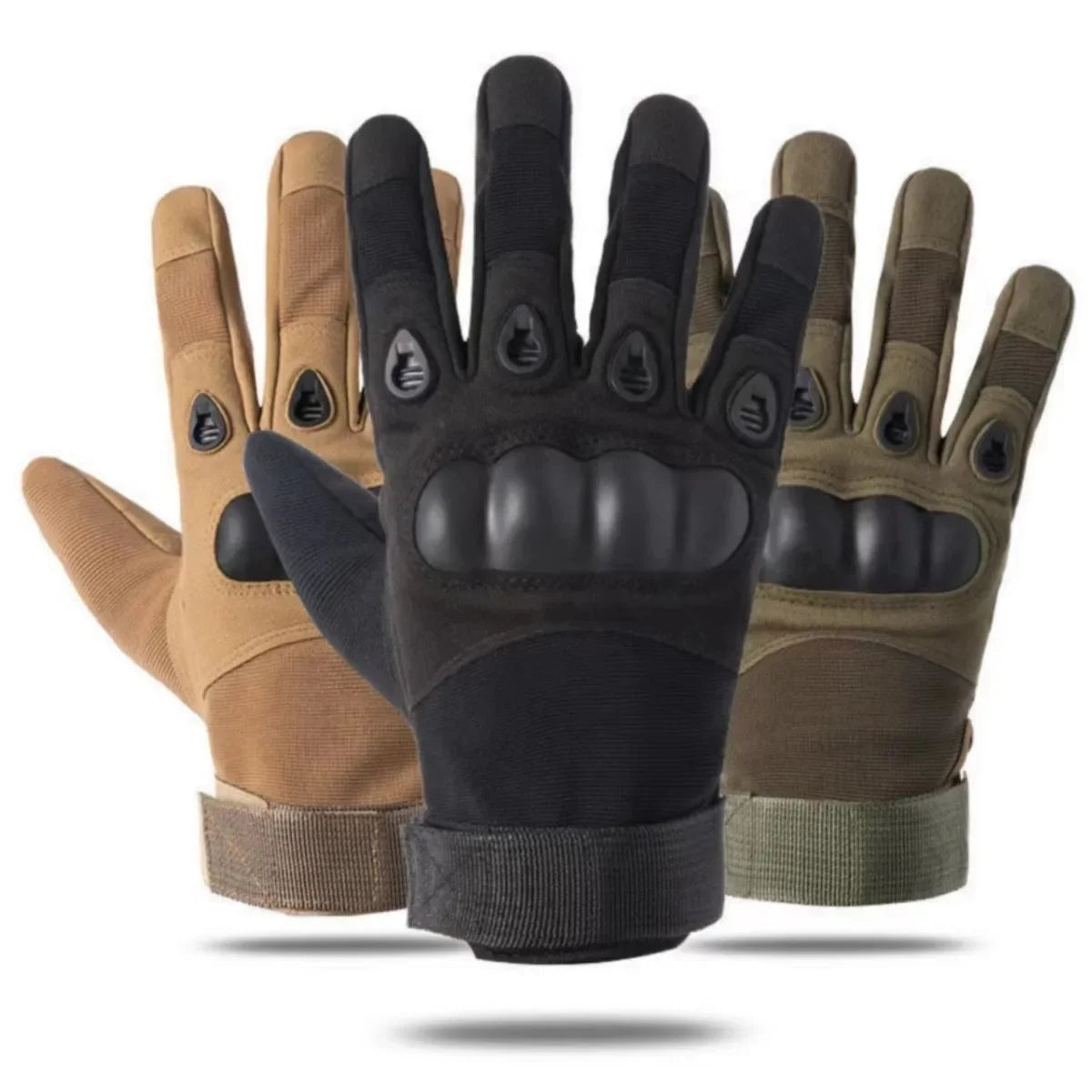 Guantes militares tácticos, tiro con pistola de aire de bala de Color, guantes antideslizantes de combate para soldado, guantes para todos los dedos, ropa para hombre