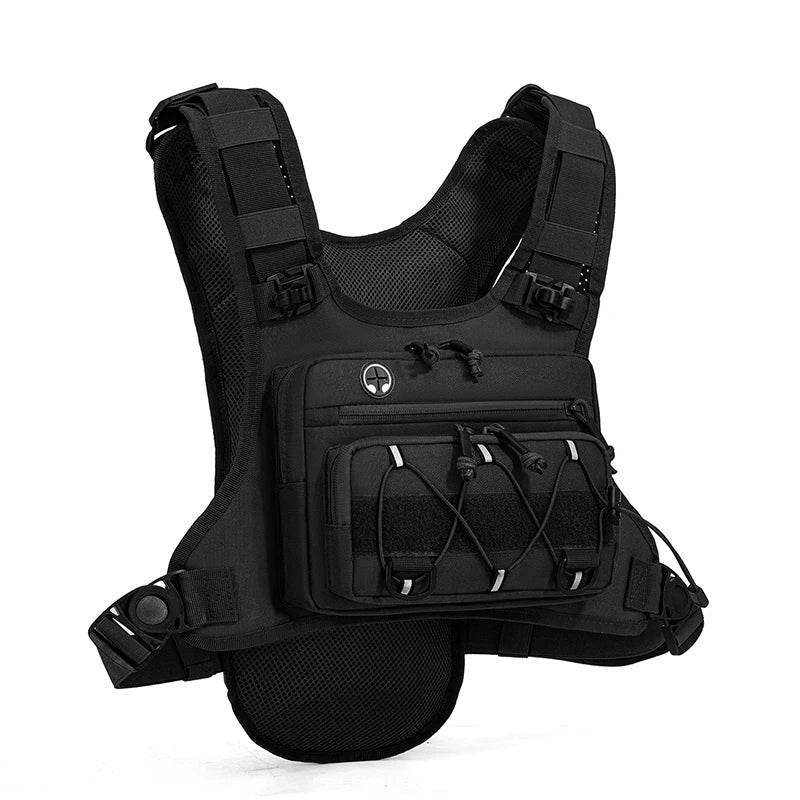 Mochila de pecho para correr, chaleco deportivo para exteriores, mochila para senderismo, carreras, maratón, bolsa táctica deportiva para hombres y mujeres, mochila de camping