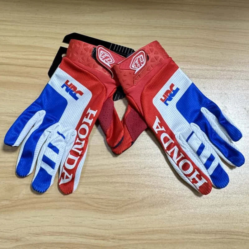 Guantes Moto Honda Todoterreno Dedo Completo Transpirables
