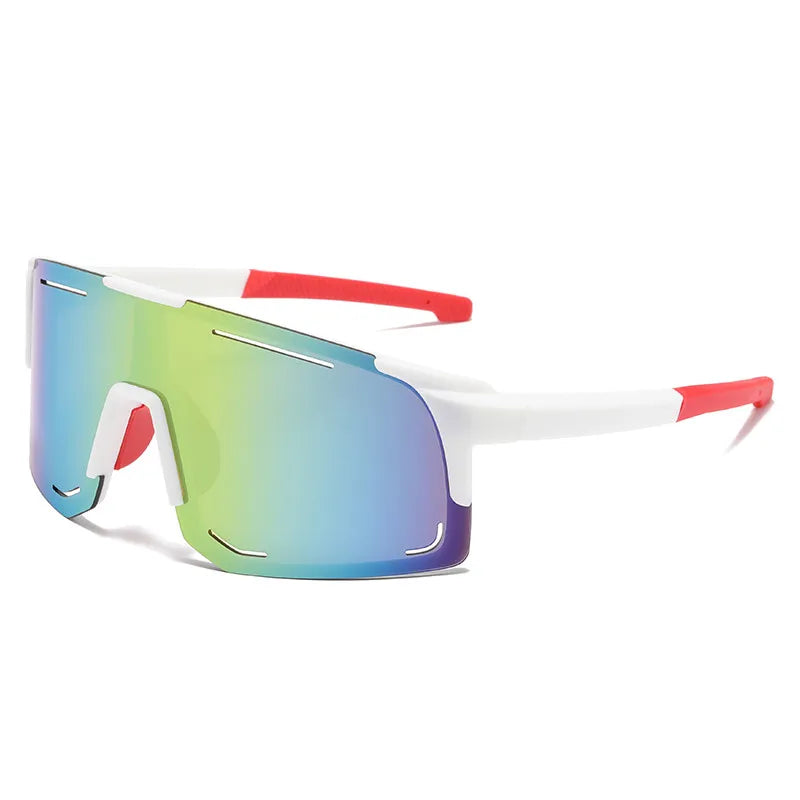 Gafas deportivas envolventes antiluz para mujeres y hombres, gafas grandes de sol de una pieza para ciclismo, pesca, esquí, UV400
