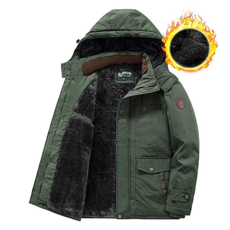 Chaqueta Invierno Hombre Polar Hndtaz Térmica Antiviento