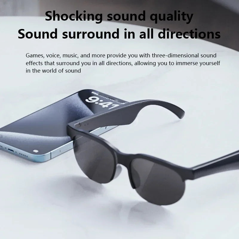 Lentes Inteligentes Lenovo 2026 IA Traducción Bluetooth Música y Sol