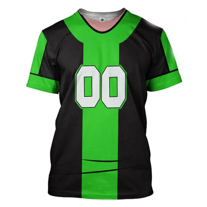 Camiseta Ben 10 Omnitrix 3D Cosplay Verano 2025 - Estilo Harajuku