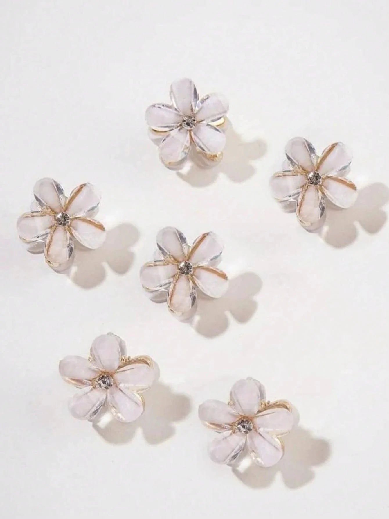 6/12 Uds Pinzas Pequeñas Dibujo Animado | Accesorios Niñas Flor
