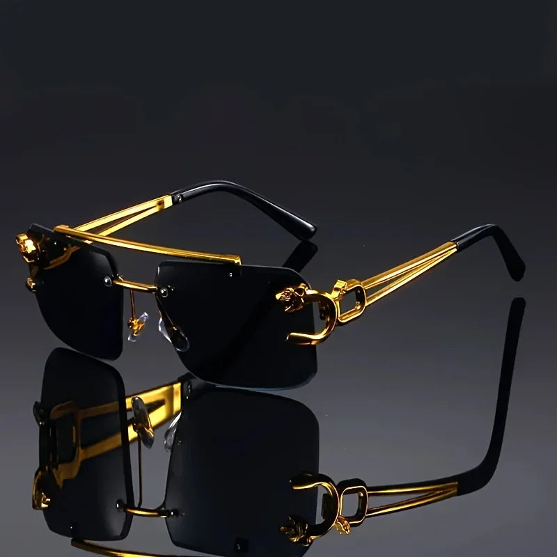 ALCHITINO photochromic sport and travel sunglasses with white frames, designed for outdoor activities and sunny conditions.