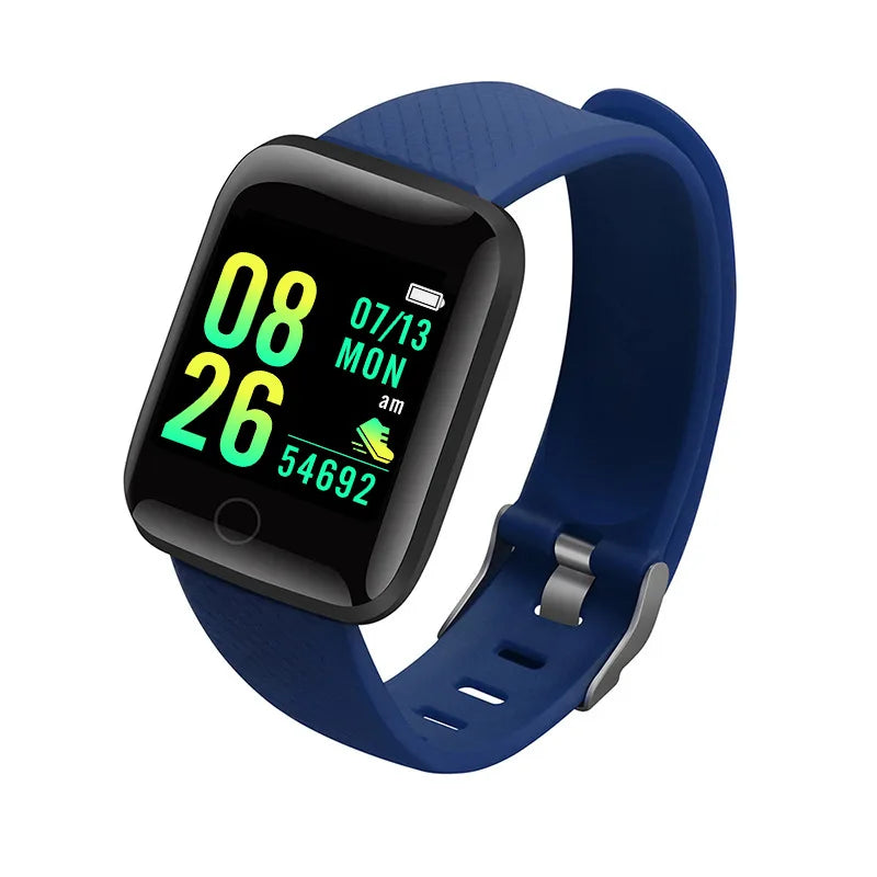 Chaonb smartwatch for men and women with fitness monitor and call notifications, compatible with Android and iOS.