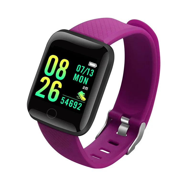Chaonb smartwatch for men and women with fitness monitor, call display, compatible with Android and iOS, silver digital watch.