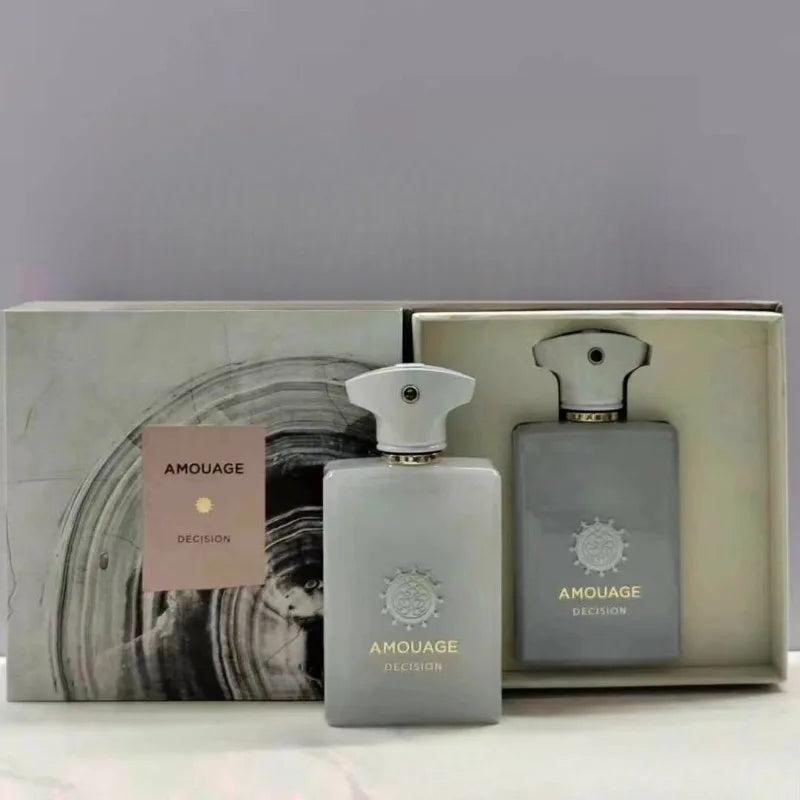 Amouage Reflection 45 XIV men's perfume bottle, 100ml, with elegant packaging and reflective design.