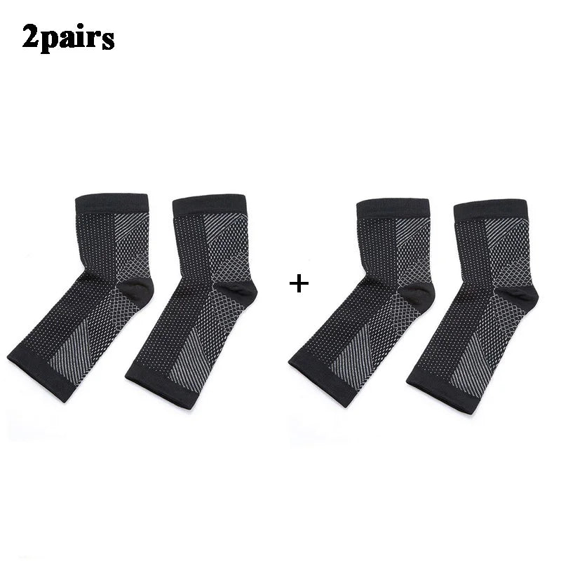 Vita-Wear compression socks for men and women, L to XL size, featuring supportive fabric and a comfortable fit.