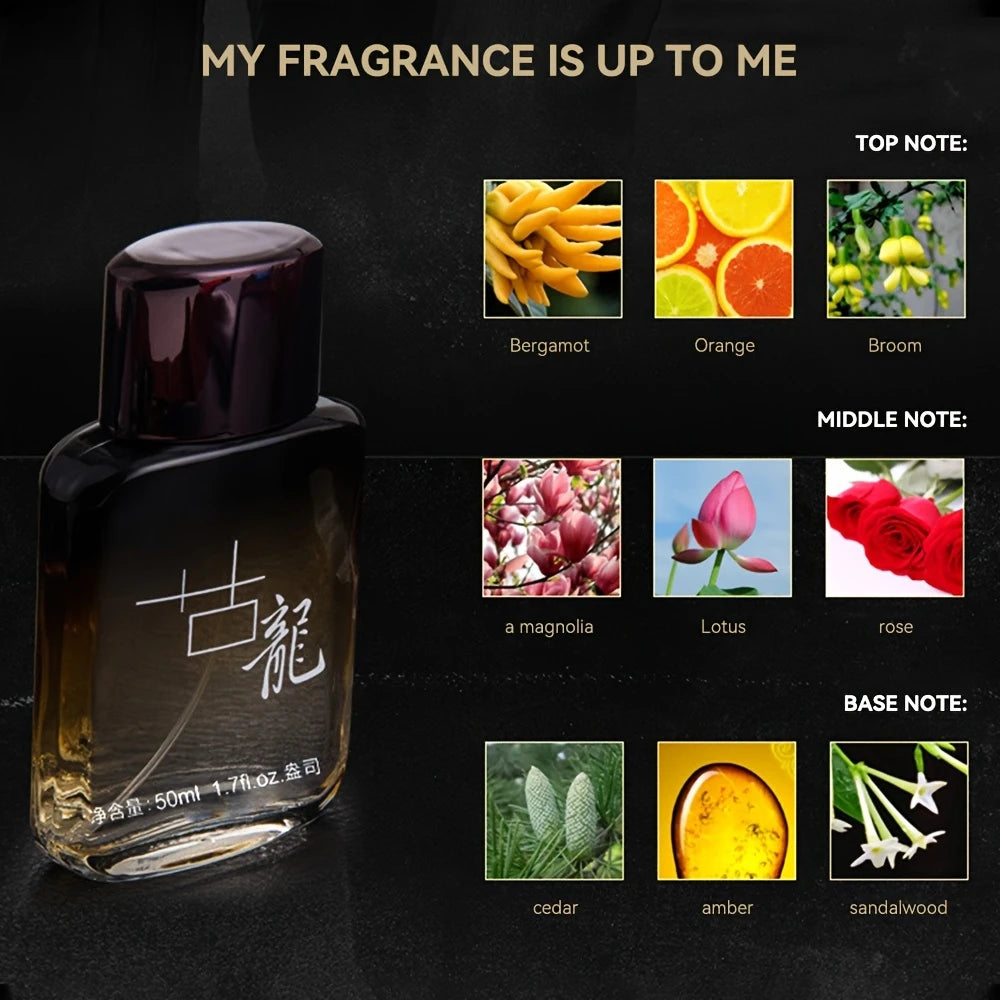 Colonia Royal & Black Dragon for Men 50ml fragrance bottle showing the packaging and branding details.